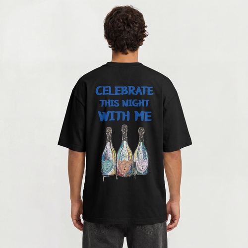 CAMISETA CELEBRATE THIS NIGHT WITH ME - VIRTÙ